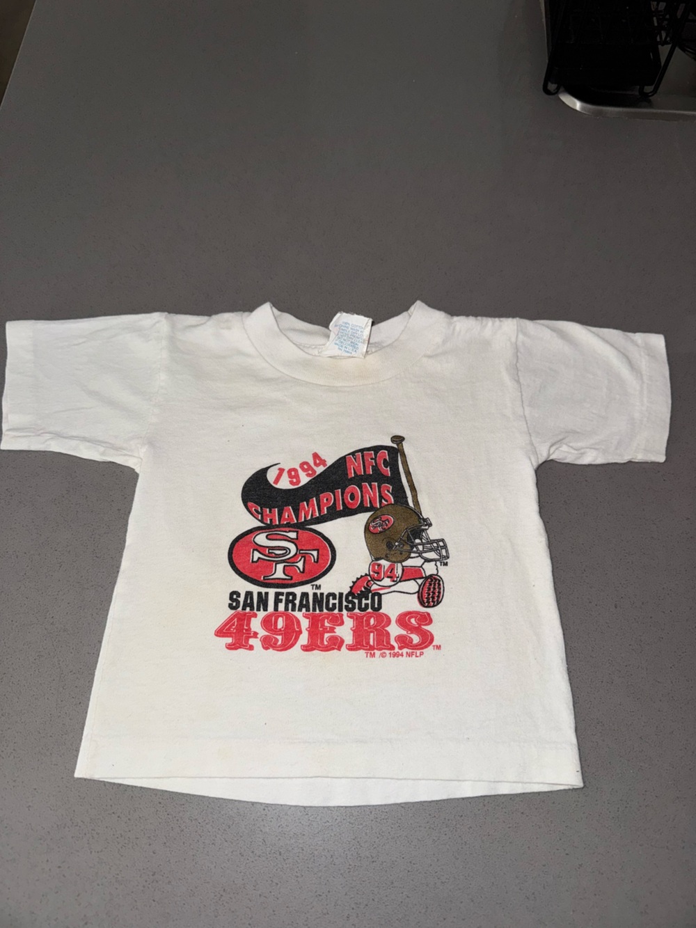 Vintage 1994 Baby Shirt 49ers San Francisco 18/24months  T-shirt 90s Football Nf